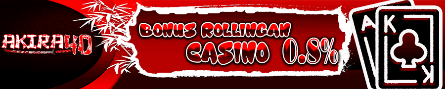 BONUS ROLLINGAN 0.8% CASINO